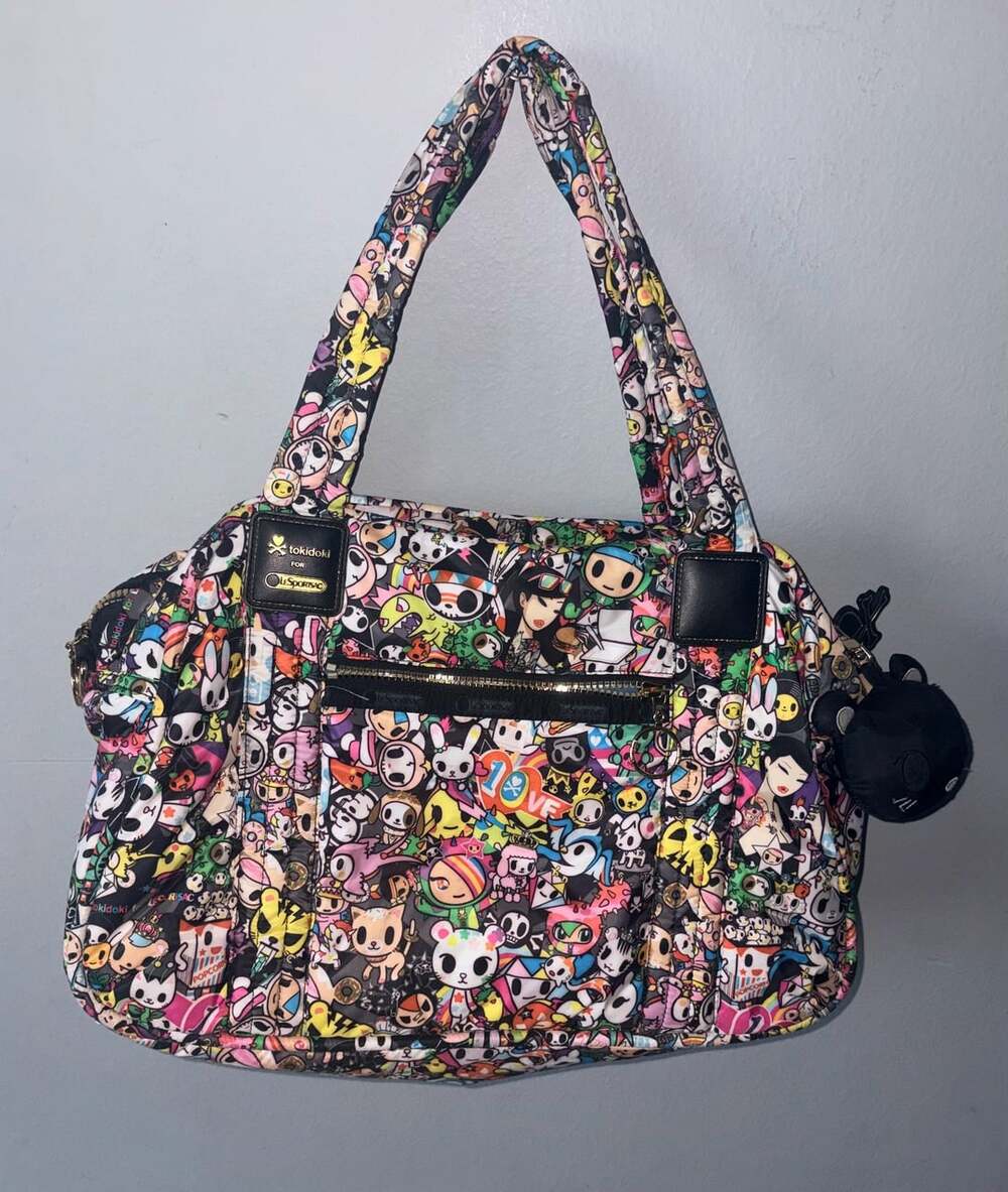 tokidoki for LeSportsac Multicolor Character Print Tote Bag